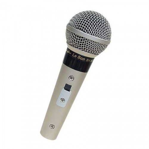 Microfone Leson com Fio Profissional Sm58 P4