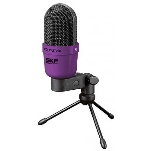 Microfone para Estúdio Skp Podcast 200