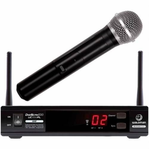 Microfone Sem Fio Digiscan 100 Uc-1100pl Waldman
