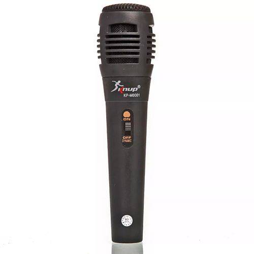Microfone Semi Profissional com Fio P10 Karaokê Ótima Qualidade