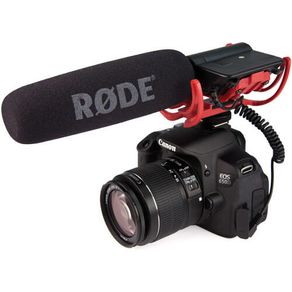 Microfone Shotgun Rode VideoMic com Sistema de Suspensão Rycote Lyre