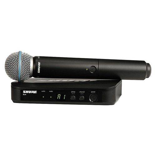 Microfone Shure Sem Fio Blx24br / Beta58