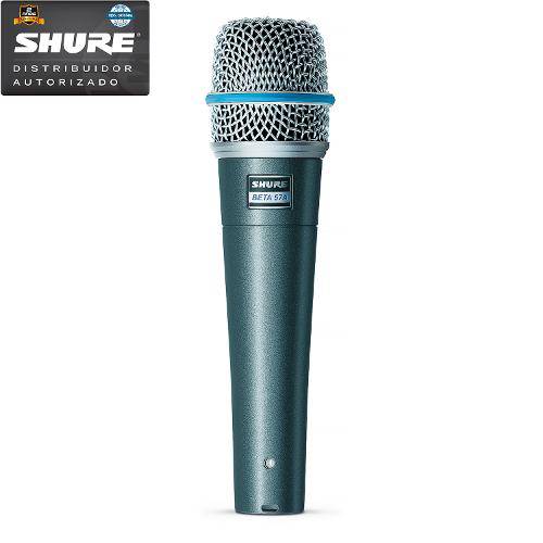 Microfone Vocal Instrumentos Dinâmico Supercardioide Beta 57a - Shure