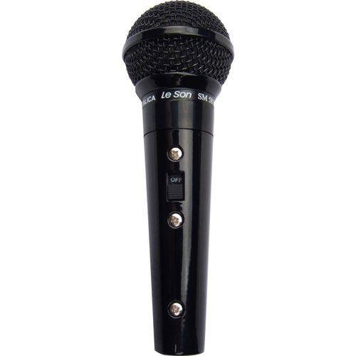 Microfone Vocal Profissional SM-58 P4 Preto LESON