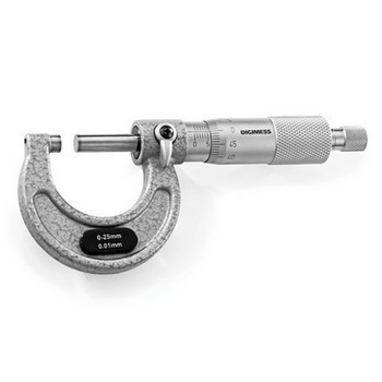 Micrômetro Externo (Arco Ferro Fundido) - 0-25mm - Leit. 0,01mm - Digimess