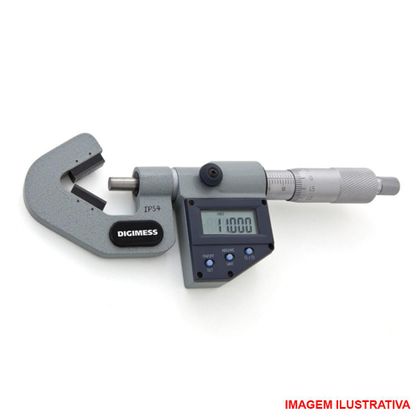 Micrômetro Externo Dig com Batentes em V 5-25mm - Digimess - 113.105 Produto Calibrado