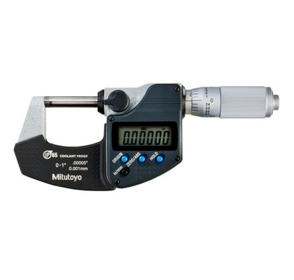 Micrômetro Externo Digital com Catraca 0-25mm Mitutoyo 293-240-30 293-240-30