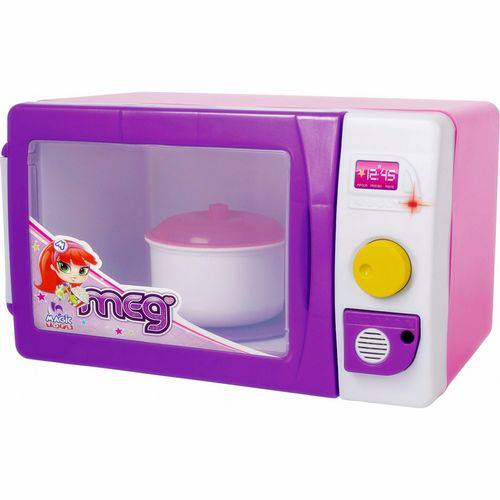 Microondas com Som Rosa 710 Magic Toys