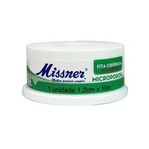 Micropore 1,2cmx10m Branco com Capa Missner (Cód. 13089)