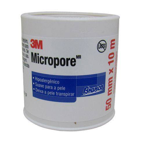 Micropore Branco 3M - 50mm X 10m
