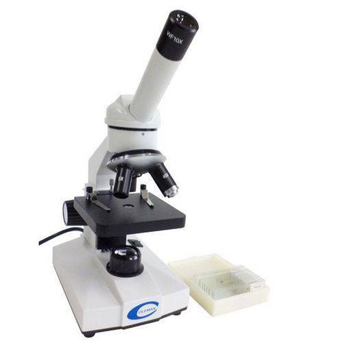 Microscópio Monocular - Aumento de 640x.