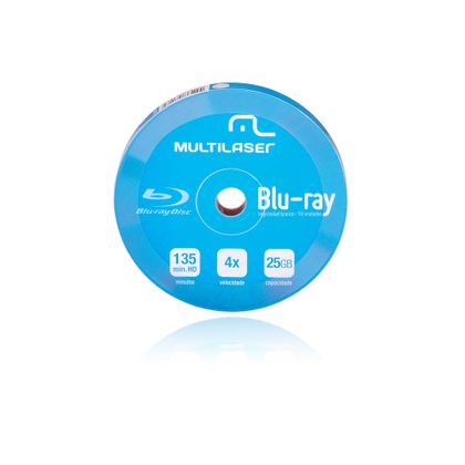 Midia DVD-R Multilaser Dv057 Shrink Blue Ray Pino com 10 Unidades - DV057 DV057