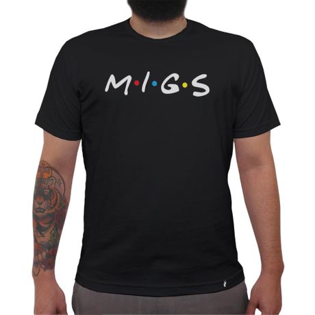 MIGS - Camiseta Clássica Masculina
