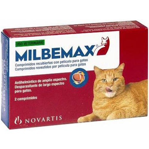 Milbemax Gatos de 2 a 8 Kg - 2 Comprimidos