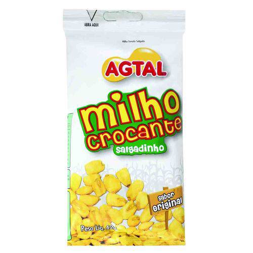 Milho Crocante Agtal Sabor Original 62g