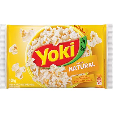 Milho de Pipoca para Micro-Ondas Natural Yoki 100g
