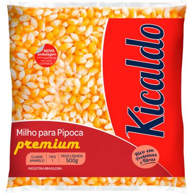Milho de Pipoca Premium Kicaldo 500g