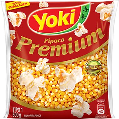Milho de Pipoca Premium Yoki 500g