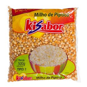 Milho para Pipoca Kisabor 500g