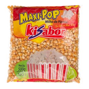 Milho para Pipoca Maxi-Pop Kisabor 500g