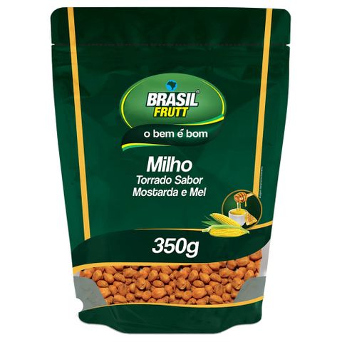 Milho Torrado Sabor Mostarda e Mel 350g - Brasil Frutt
