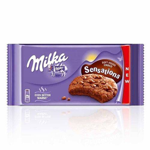 Milka Sensations Choco - Cookies Recheados com Chocolate (156g)