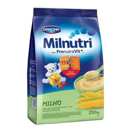 Milnutri Cereal Infantil Milho com 230 Gramas