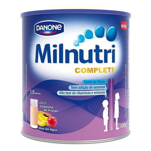 Milnutri Complete Vitamina de Frutas Suplemento Infantil 800g