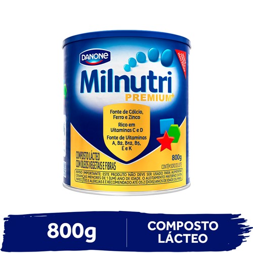 Milnutri Premium Danone Composto Lácteo 800g