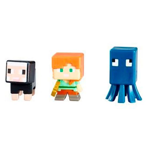 Minecraf - Pack com 3 Figuras - Série 10 - Mattel