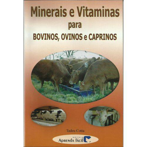 Minerais e Vitaminas para Bovinos, Ovinos e Caprinos
