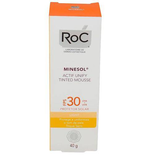 Minesol Actif Tinted Mousse Ligth Roc Fps 30 40g