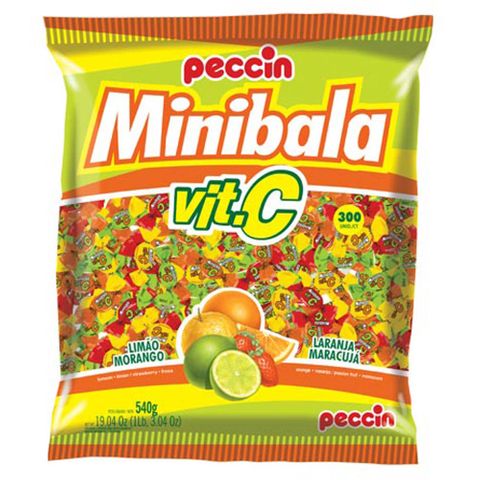 Mini Bala Vit.C Sortida C/300 - Peccin