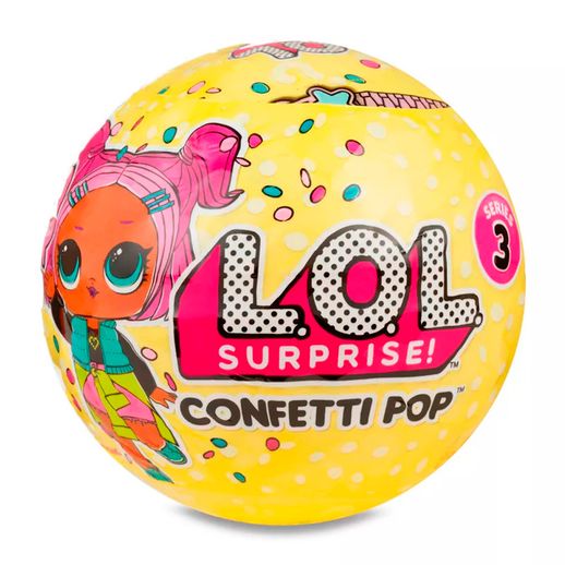 Mini Boneca 9 Surpresas LOL Confetti - Candide