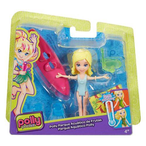 Mini Boneca e Acessórios - Polly Pocket - Parque Aquático de Frutas Polly - Mattel