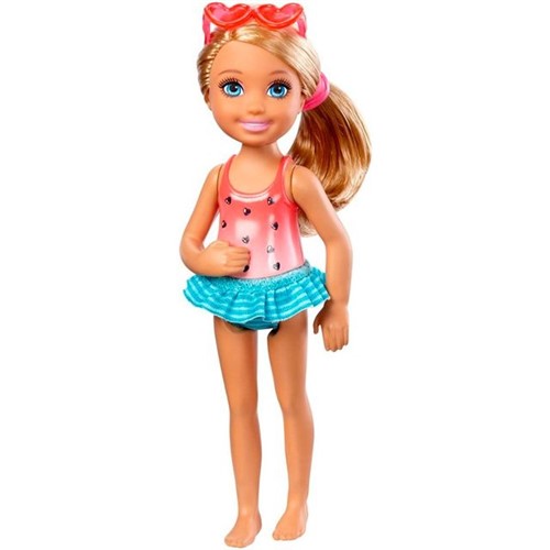 Mini Bonecas Família da Barbie Chelsea Club Mattel Vermelho Vermelho