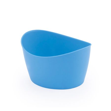 Mini Cachepot Oval Azul Claro - Unidade