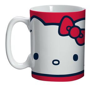 Mini Caneca Hello Kitty Laço Vermelho