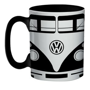 Mini Caneca Kombi Preta Volkswagen