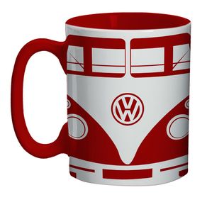 Mini Caneca Kombi Vermelha Volkswagen