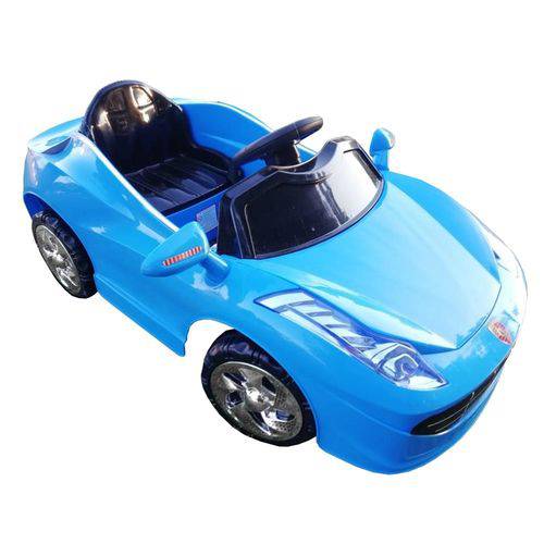 Mini Carro Eléctrico Infantil Azul - Importway