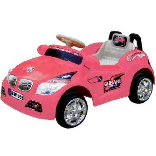 Mini Carro Elétrico Infantil 6v Importway Bw001-R Rosa