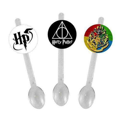 Mini Colher para Brigadeiro Harry Potter 10 Unds