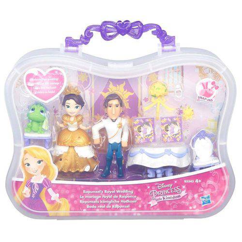 Mini Conjunto Princesas Disney Rapunzel e Flynn Rider Hasbro