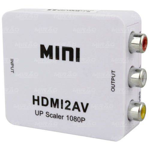 Mini Conversor de Hdmi para Av Hd 1080p