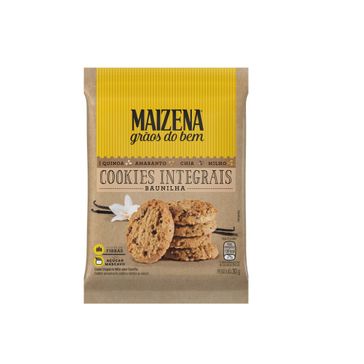 Mini Cookies Integrais de Baunilha Maizena Grãos do Bem 30g