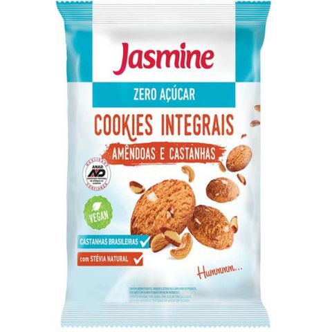 Mini Cookies Zero Açúcar Amêndoas e Castanhas 35g - Jasmine