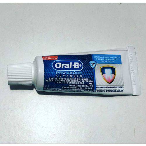 Mini Creme Dental Advanced Viagem com 50 Unidades - Oral-b