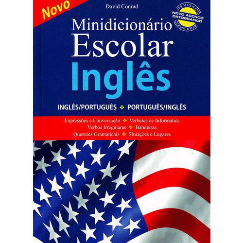 Mini Dicionário Escolar Ingles/portugues