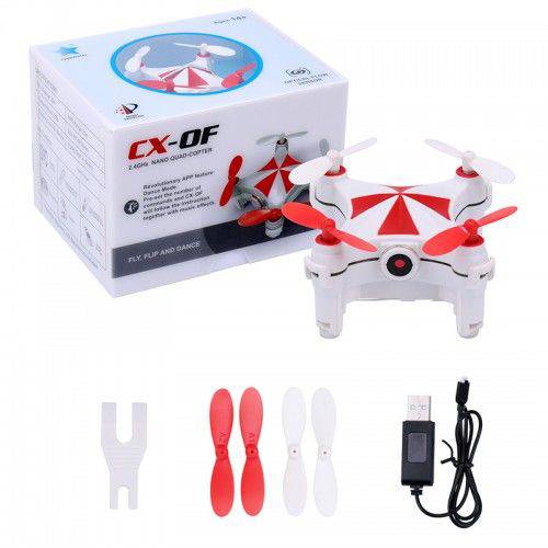 Mini Drone com Camera Wifi ao Vivo Fpv Cheerson Cx-of Sensor Vermelho